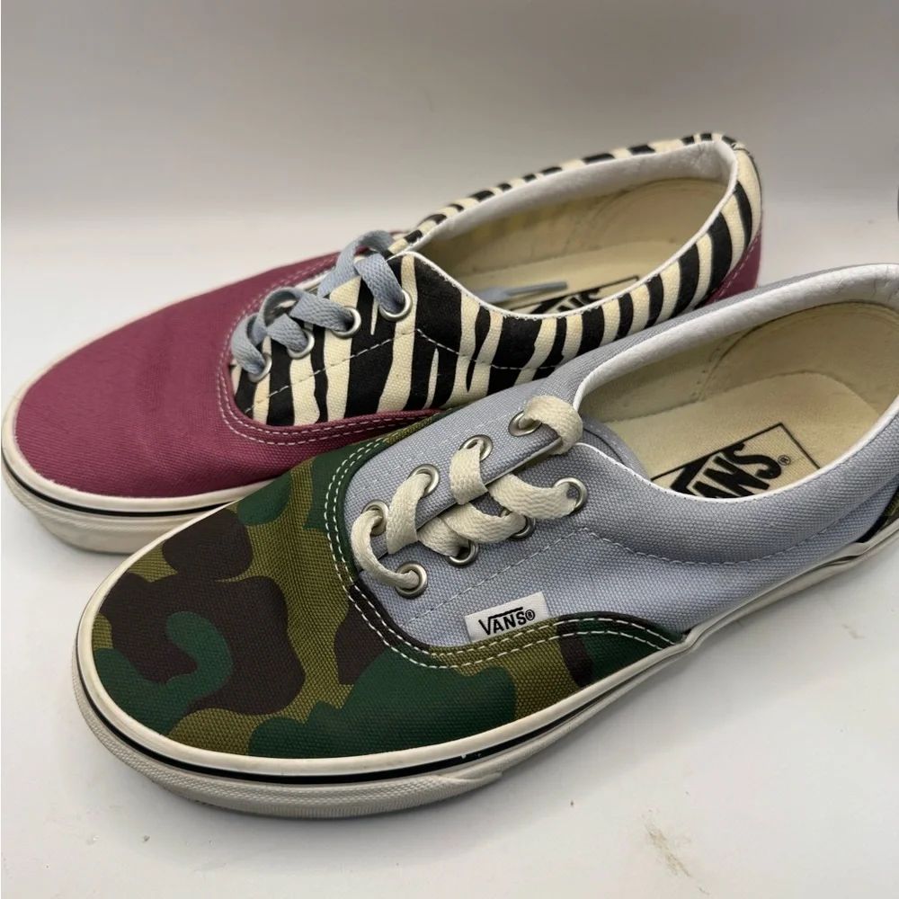 Vans rare‎ Mismatched casual skate shoes W7 M5.5